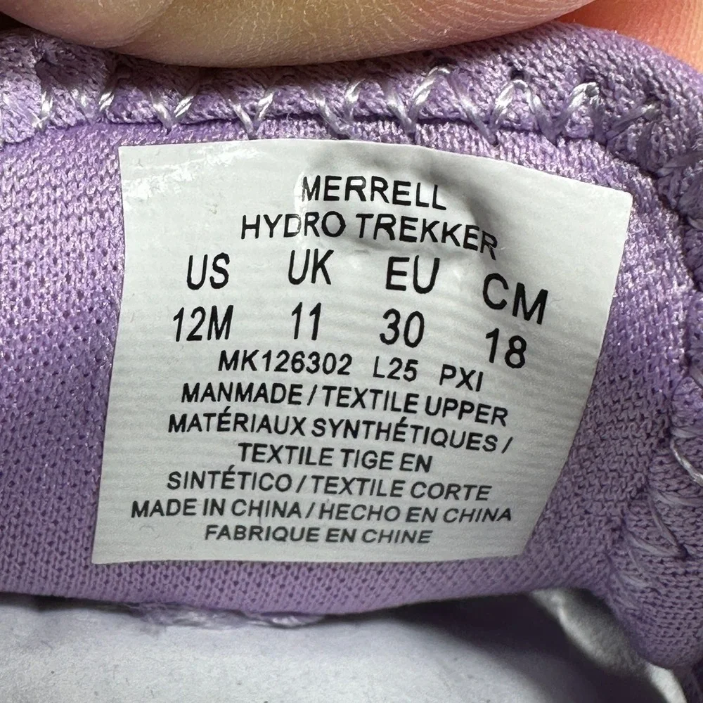 Merrell Hydro Trekker Sport Sandal Kids 12M Navy Pink Water Hiking NEW MK126302